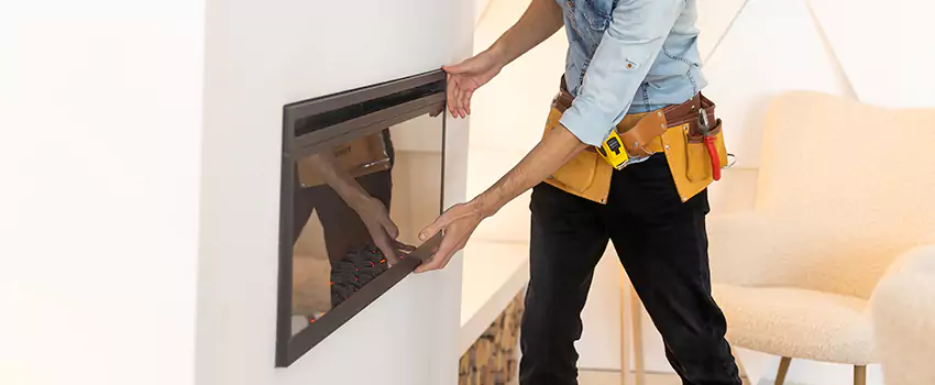 Metal Fireplace Installation in North York, Ontario